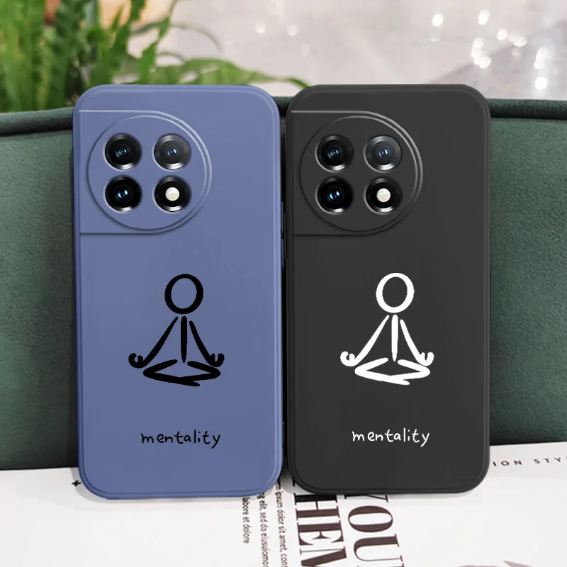 Cultivate Meditation Liquid Silicone Phone Case Cover