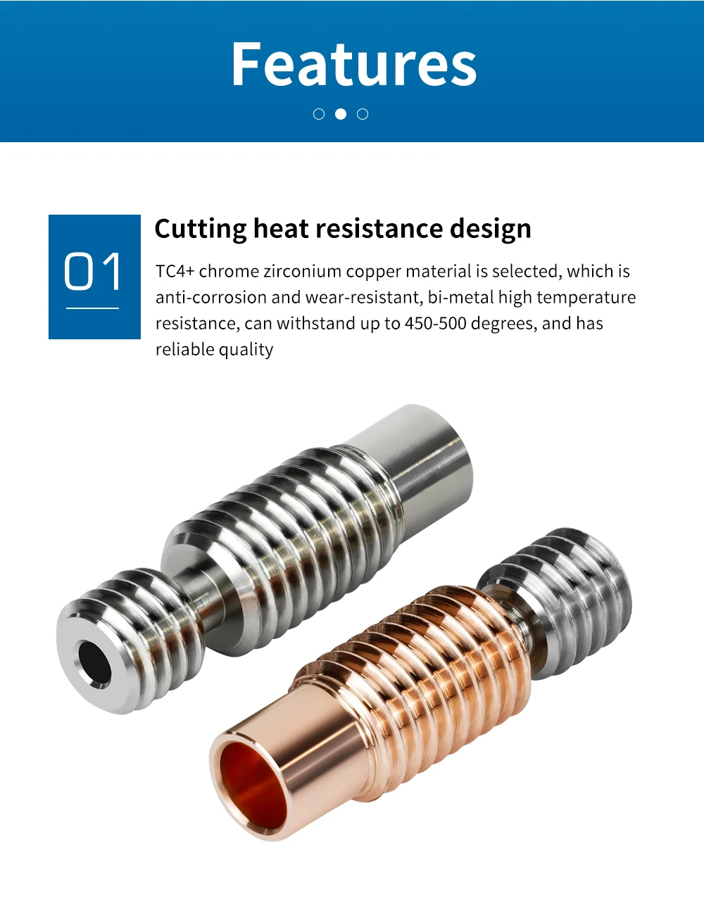 E3D V6 Bi-metal heat break