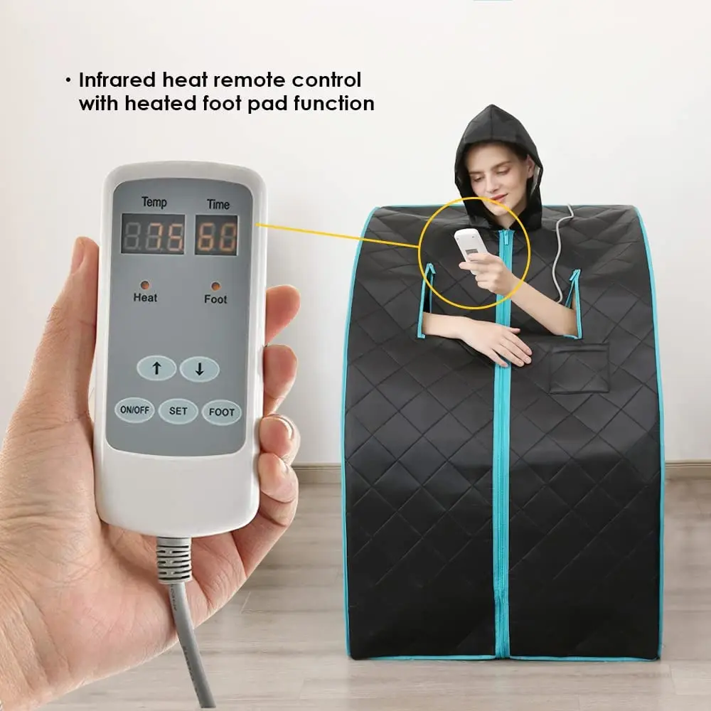 

Far Infrared Portable Sauna Negative Detox Slimming Weight Loss Therapy Radiant Rejuvenator Foot Heat Plate