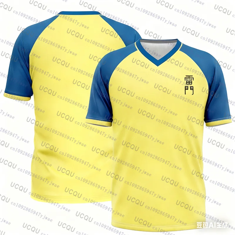 Japan Fußball Anime Eltern-Kind-T-Shirt Inazuma Eleven Kaio Jungen Mädchen Kleidung Sport Atmungsaktiv Schnelltrocknend Tägliches Training Top – Detail 6