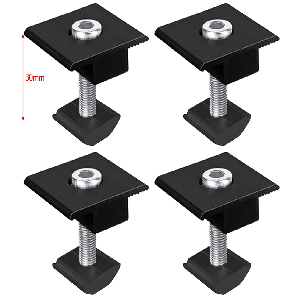 Electrical Supplies End Clamp Medium Clamp Solar Module Solar Power Supplies Adjustable Mounting Pressing Block