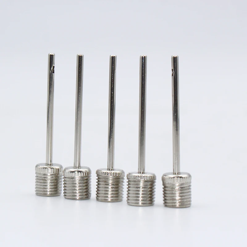 Ball Air Needle Stainless Steel Pump New Pin Basketball Inflating Needle Football Soccer Inflatable Valve Adaptors Nozzle