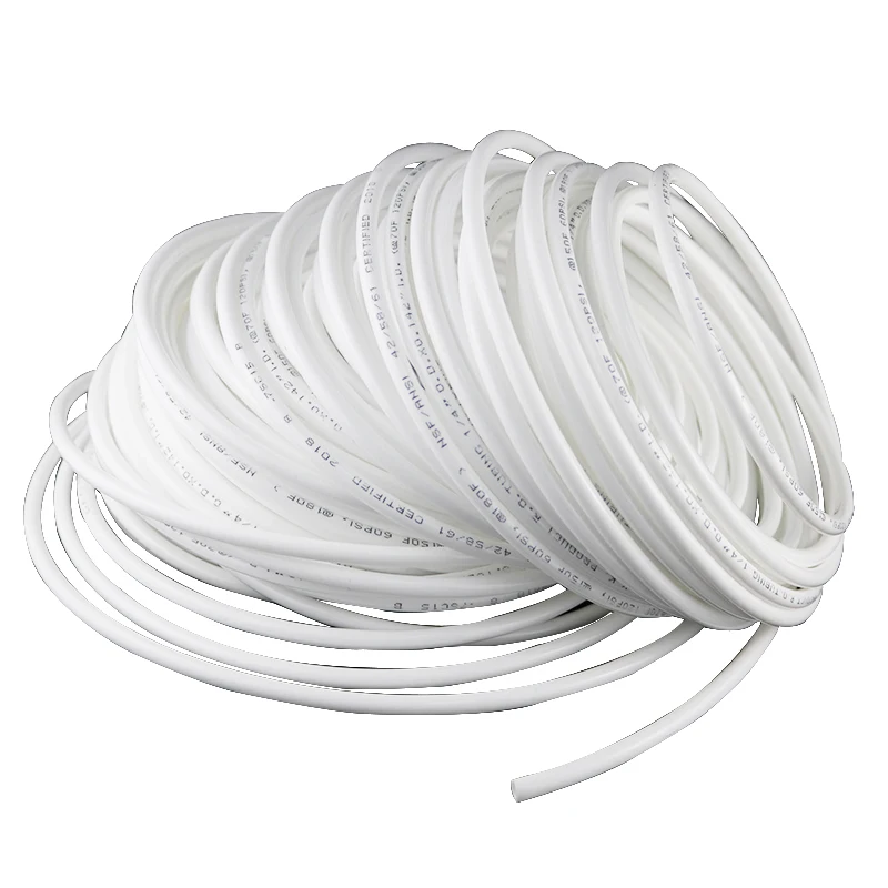 1 Meter RO Water 1/4 3/8 Inch OD PE Hose Tubing White Flexible Pipe Tube Reverse Osmosis Aquarium Filter System Plumbing Hose Water Pipe Supply