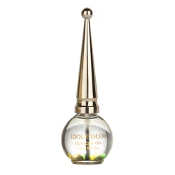 IDOL COLOR Nourishing Cuticle Oil - Organic Spa Treatment for Stronger, Healthier Nails (0.52 FL Oz) (Aloe Vera Flavor)