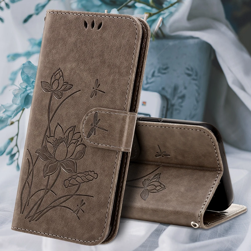 Funda Nota 11 s 10s 9s Carteira Case de Couro para Xiaomi Redmi Nota 11 s 10 Pro Max Cases Flor de Lótus Magnética Flip Telefone Capa 2 Computers & Electronics