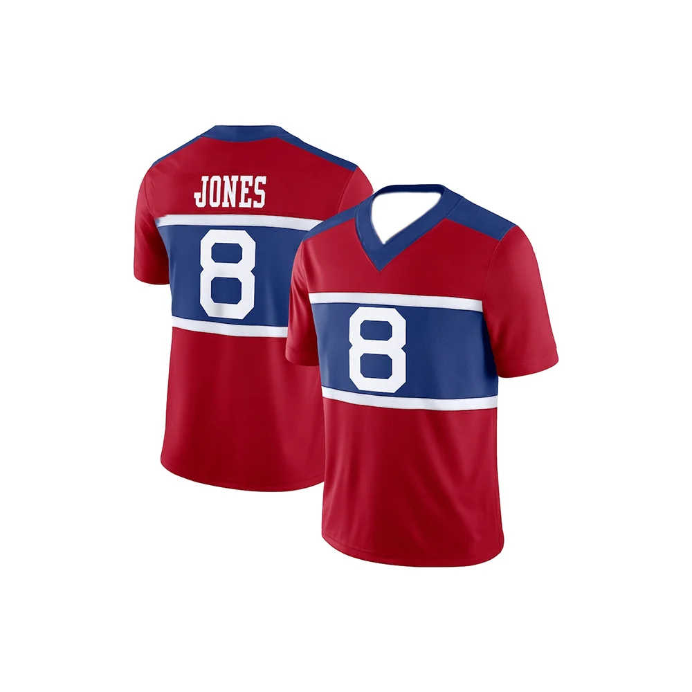 24-25 Adult New York American Football Jersey Rugby Jersey Sportswear Training T-shirt Giants Nabers 1 Number