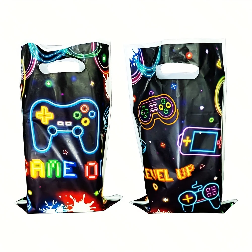 Gift Bag Fluorescent Line Game Machine PE Stylish Handbag Party
