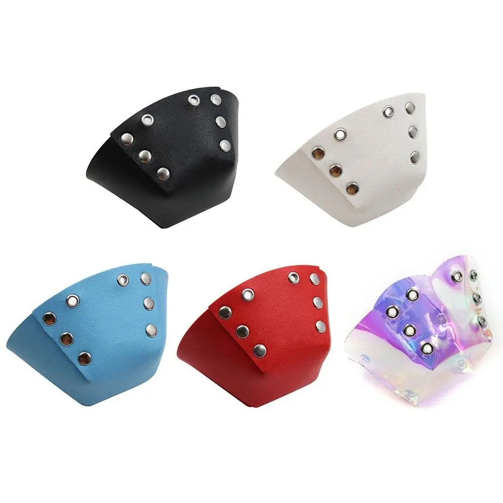 Dawht 1 Pair Toe Cap Guards Protectors PU Leather Roller Skate Cap