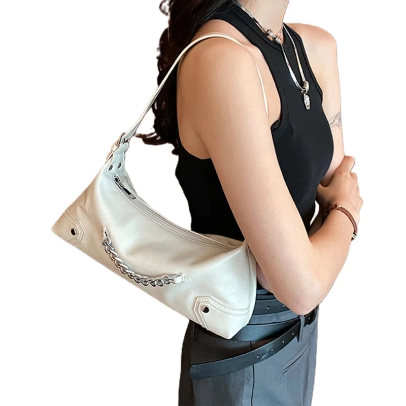 Compact Chain Strap Shoulder Bag Versatile & Stylish Bag Phone Holder Small Handbag for Various Occasions E74B