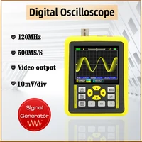 ZEEWEII DSO1511G DSO1511E 120M 2.4-inch Screen Digital Oscilloscope 120MHz Analog Bandwidth Support Signal Generator Handheld 1