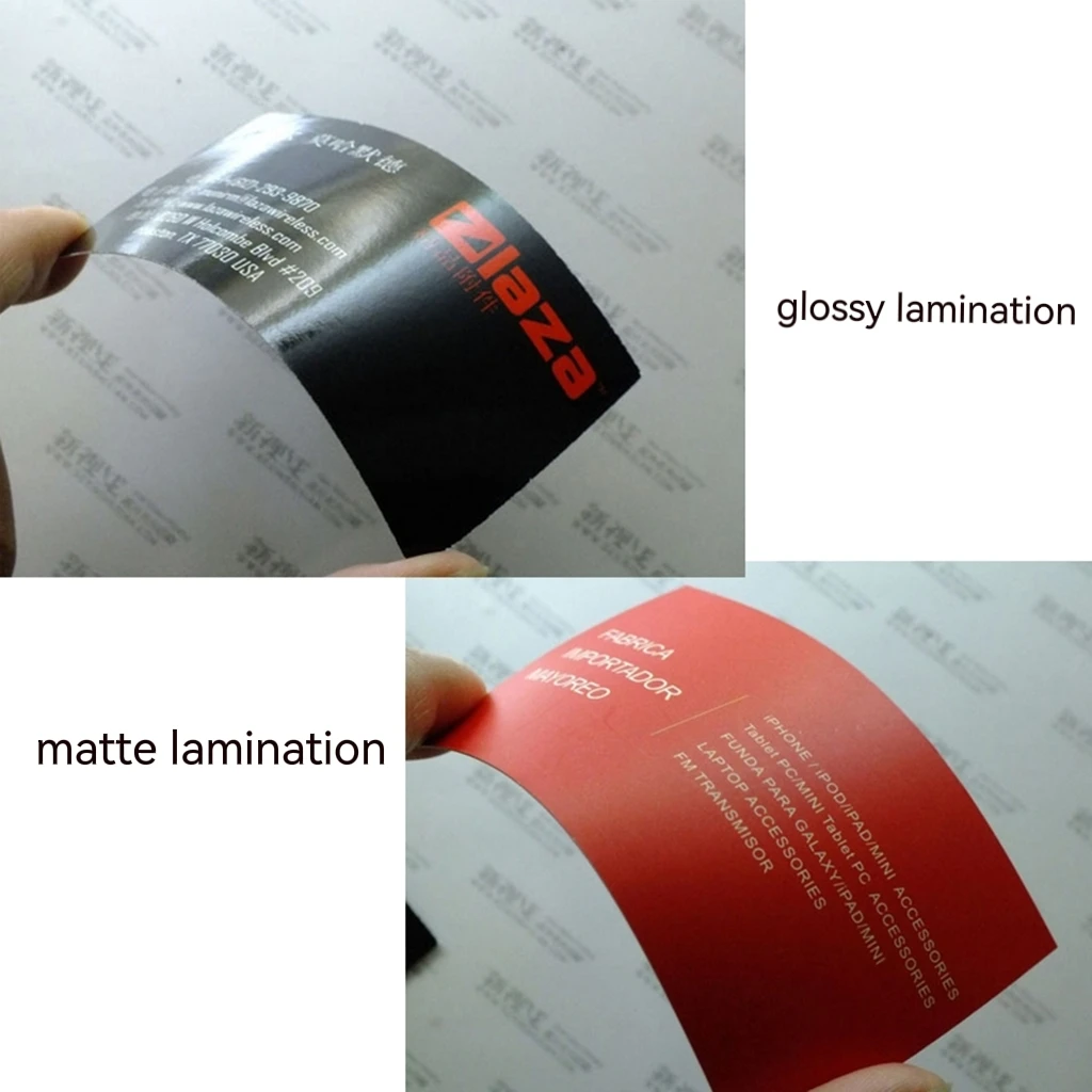 Paper Business Cards Double Side Printing Waterproof Personalized Name Card with Company Matte Lamination