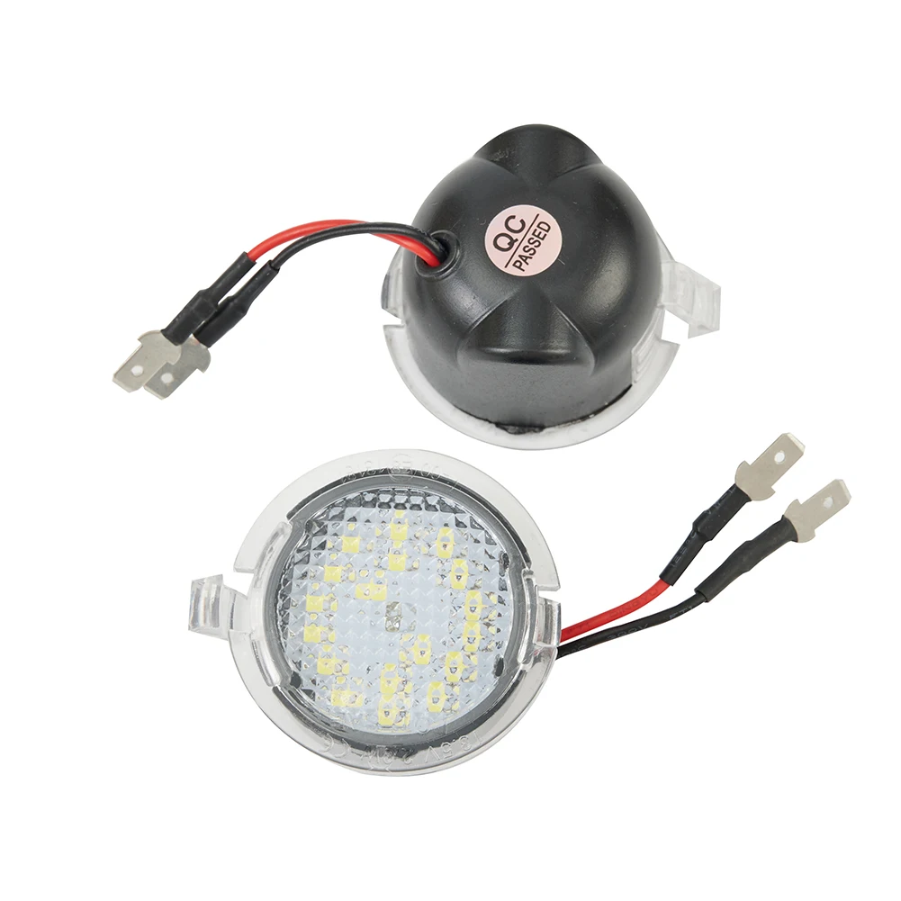 

2 Pc Car Side Mirror Puddle Light Bright White 18SMD LED Side Mirror Puddle Lamp For Ford 15-2017 Auto LED Light