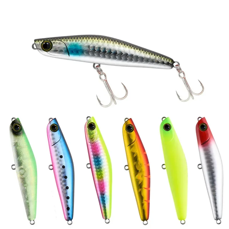 Minnow Wobbler RYUKI 80S Sinking Trolling Swimbait 8cm 12g Rozantea Fishing Lure Jerkbait Artificial Bait Culter Alburnus Bass 3