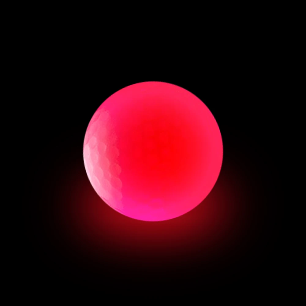 גולף הוביל כדור זוהר עבור אימון ספורט לילה כדור זוהר מתמשך כדורי זוהר ניתן להשתמש שוב ושוב טיפה הספינה