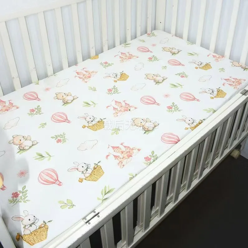 Luxurious Cotton Crib Fitted Baby Bed Sheet