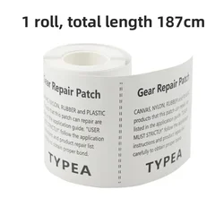 Durable Waterproof Transparent Repair Tape for Inflatables and Outdoor Gear (TPU 1 ROLL 187CM)
