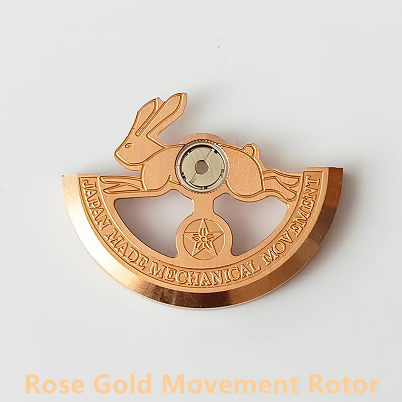 Premium Gold and Blue Black Automatic Movement Rotor