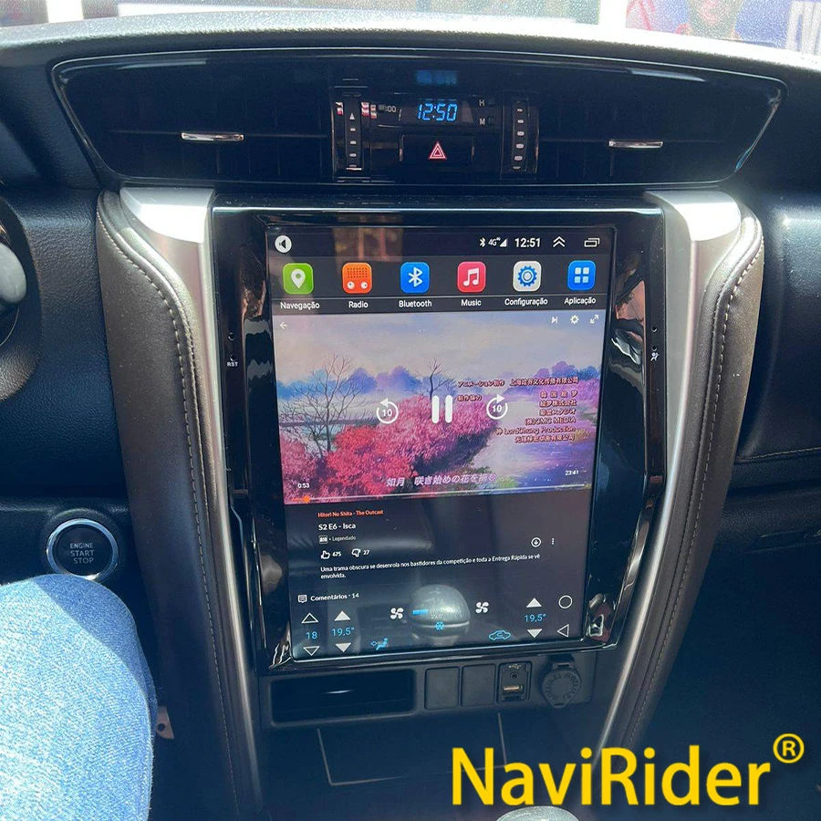 

12.1inch Tesla Screen Stereo Multimedia For TOYOTA Fortuner HILUX Revo 2016-2022 Radio Android 13 GPS Carplay Car Video Player