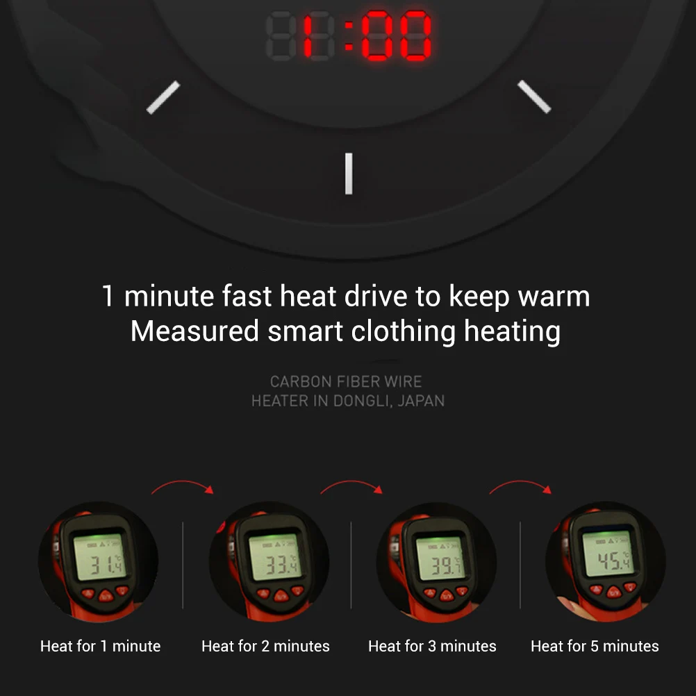 Winter USB Electric Heated Vest Heating Waistcoat Thermal Warm Jacket Electric Body Warmer for Unisex