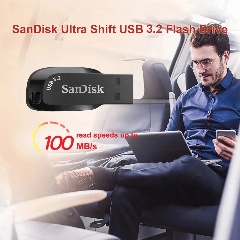 usb flash drive SanDisk USB 3.2 USB Flash Drive CZ410 32GB 64GB 128GB 256GB Pen Drive Memory Stick for laptop PC