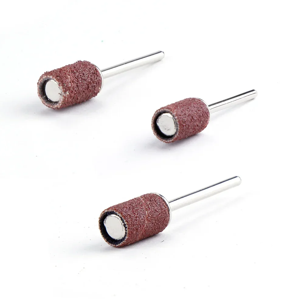 100/50pcs 80# 120# 180# Electric Machine Nail Drill Bits Nail Art Sanding Cap Bands UV Gel Acrylic Polish Remover Manicure Tool 6