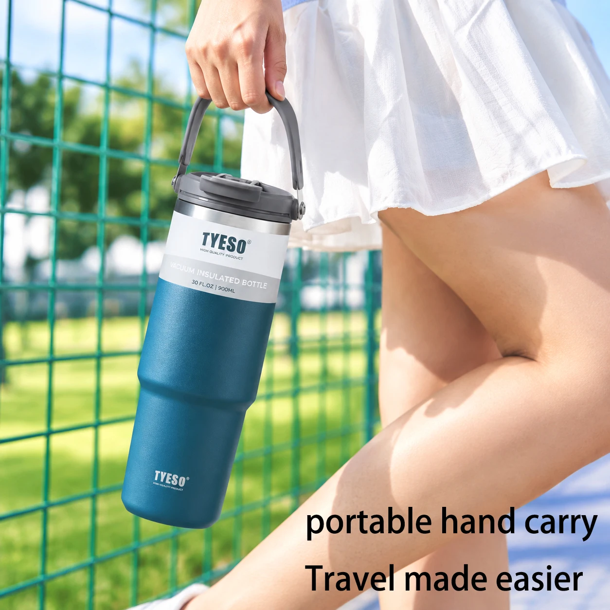 Tyeso Stainless Steel Insulated Thermos Bottle - Premium Thermal Mug