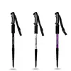 1pc Aluminium Alloy Teleskopic Stick Hiking Poles Bastão De Trekking Walking Stick Ultralight Absorber Walking Cane Alpenstock 1