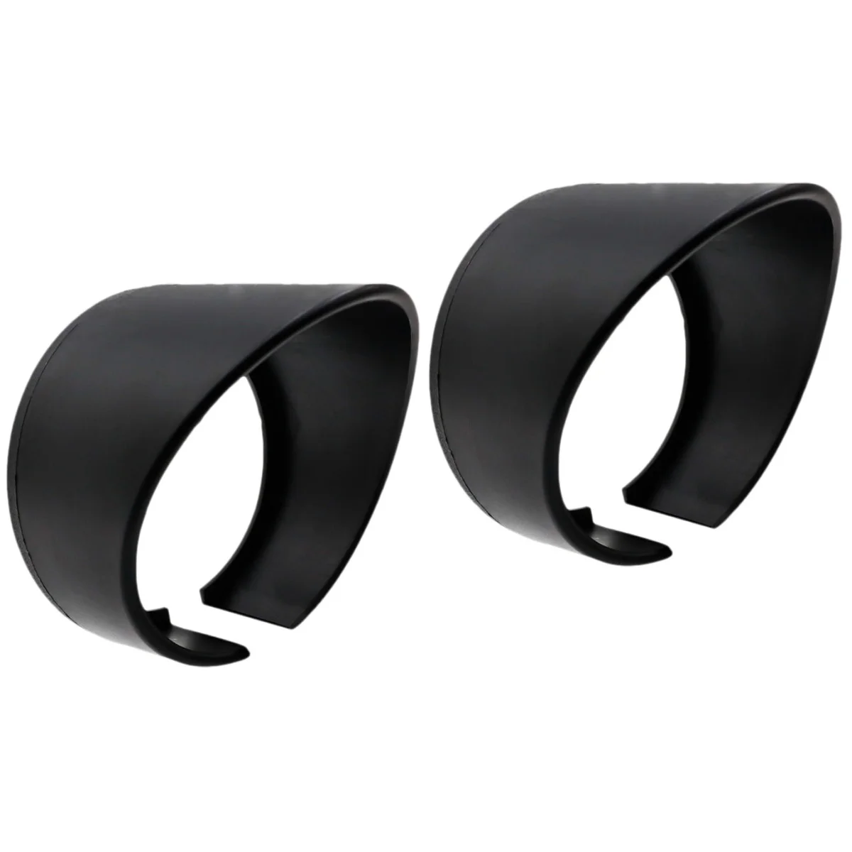 

2 pcs Vehicle Gauge Gauge Visor Cover Modified Gauge Baffle Car Dashboard Protector Sun Light Shield 60mm