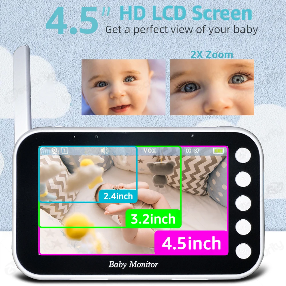 Infant Optics Best Baby Monitor With Vox Mode Infant Optics Rotate