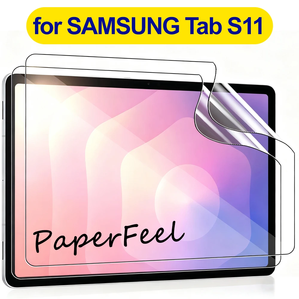Enhanced Paperfeel Anti-Glare Matte Screen Protector for Tablets - High-Definition PET Film Cover
