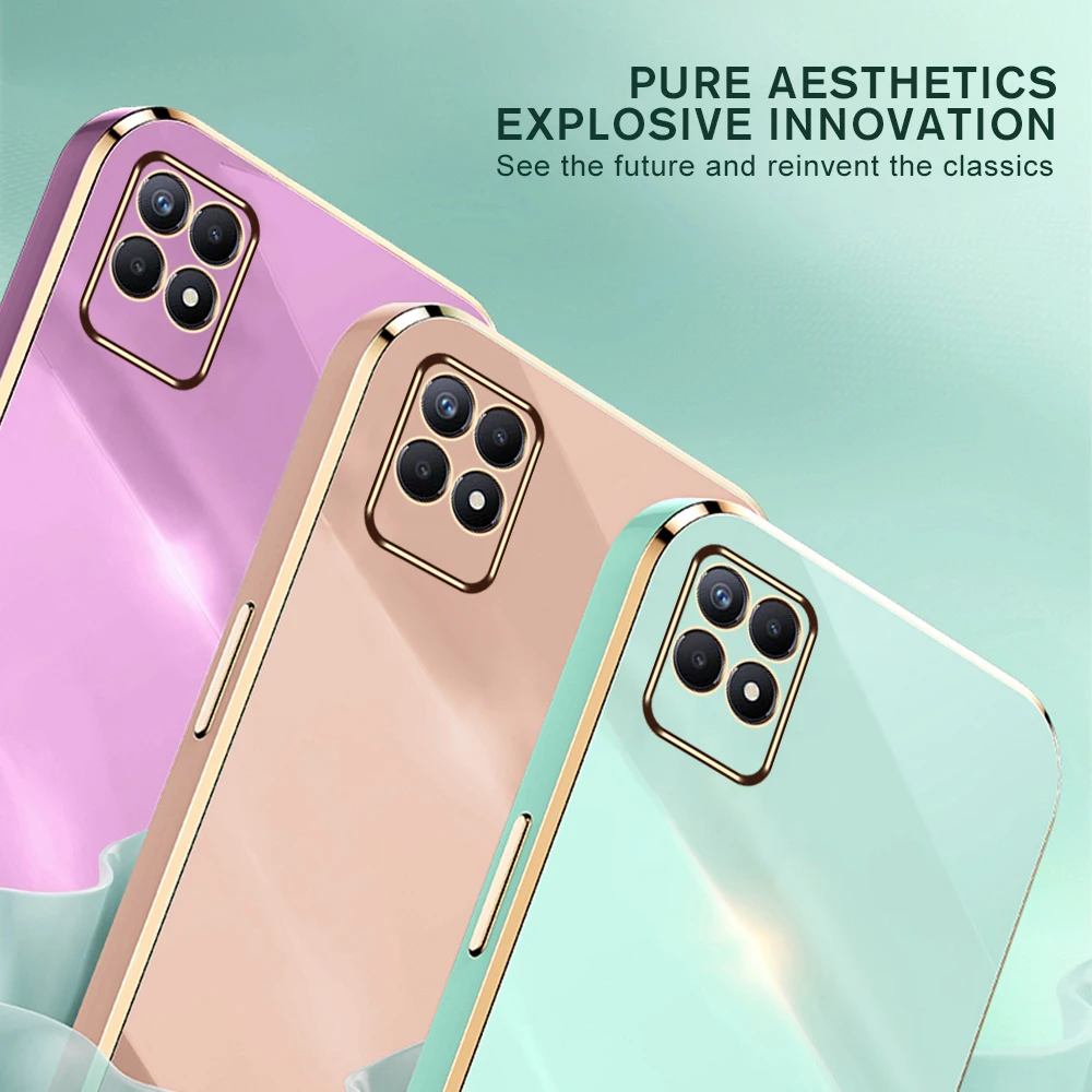 For Oppo Realme 8i Plating Texture Cover Capa for Oppo Realme 8 Pro 9i 9 Pro 9Pro Plus Shockproof Phone Case_voghion.com