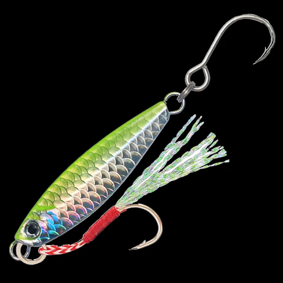 Wlak Fish Muslimah Metal Jig Fishing Lure Trolling Hard Bait Weight Bass Fishing Bait Tackle Trota Saltwater Jigging Lure Jigs