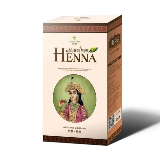 100g Indian Pure Plant Henna Powder Hair Dye Black Dark Brown Cover