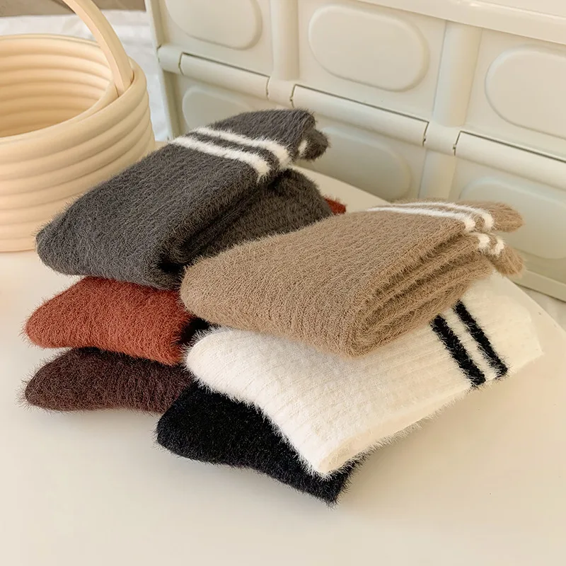 Cozy Fluffy Velvet Women's Socks - Warm & Soft