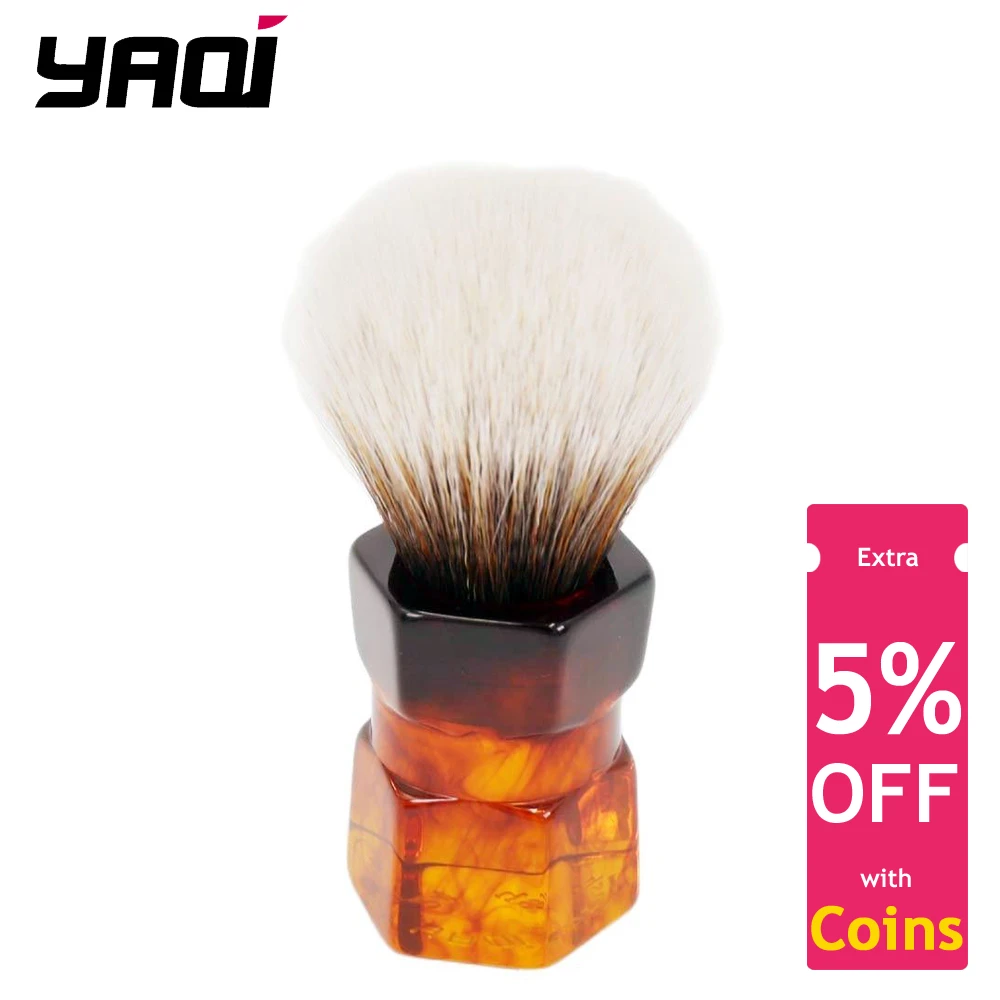 

YAQI 24mm Moka Express Synthetic Hair Barbe Mens Shaving Brush