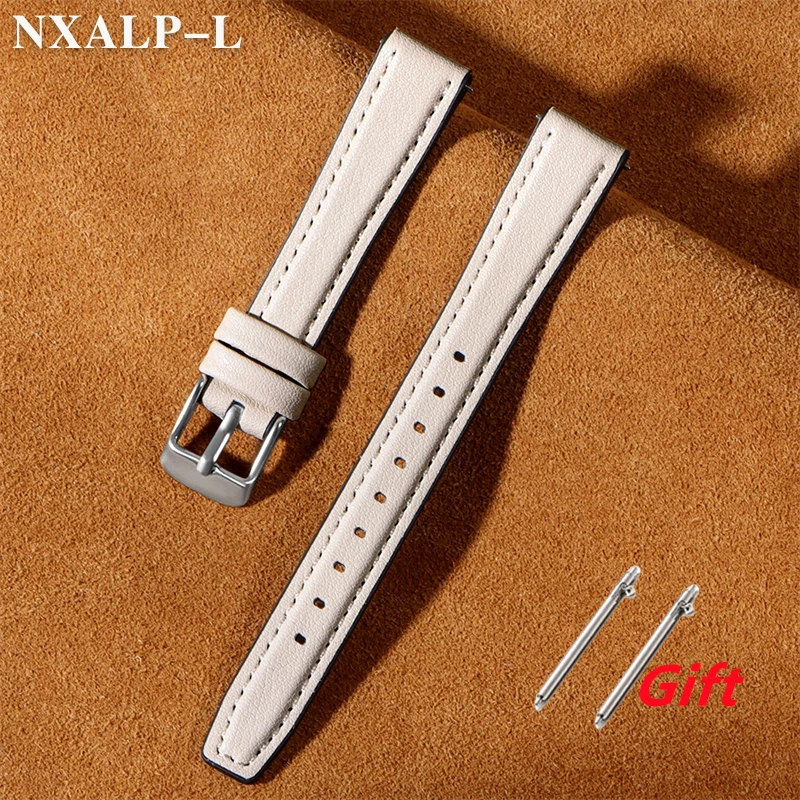 Elegant Silicone Leather Small Wristband - Women's Universal Watch Strap Accessory