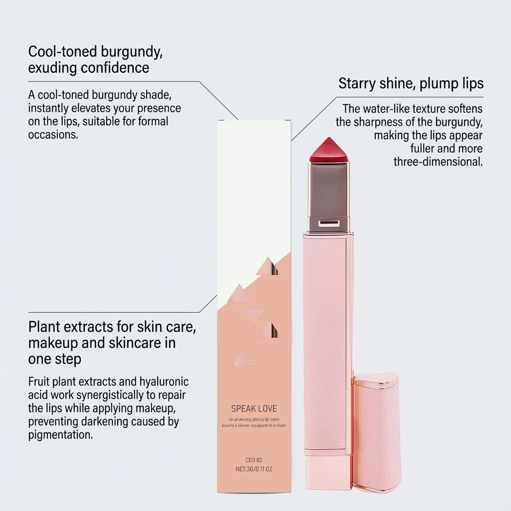 Langanhaltender Feuchtigkeitsspendender Lippenstift Für Make-up_voghion.com