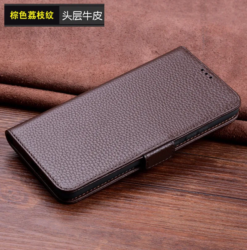 Hot Sale New Luxury Lich Genuine Leather Flip Phone Case For Oppo Reno 7 Se Pro Real Cowhide Leather Shell Full Cover Pocket Bag