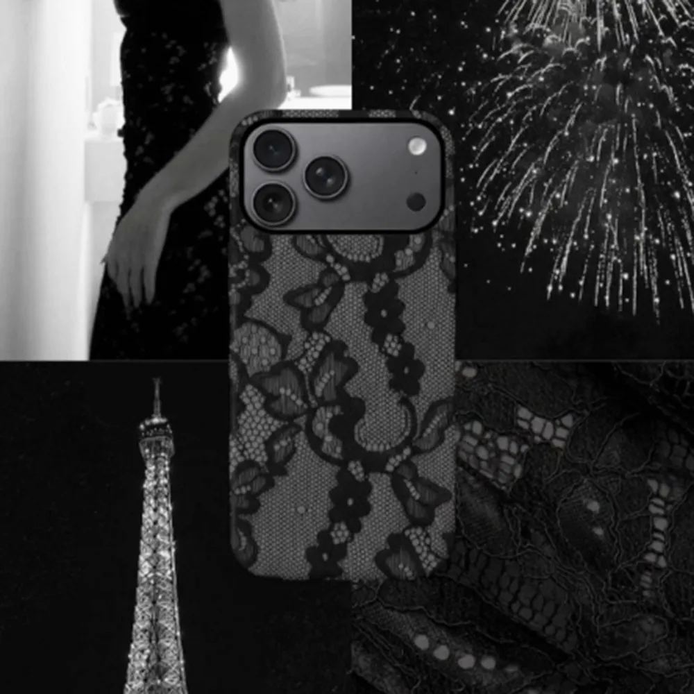 Luxury Lucky Lace White Swan Double-Layer Phone Case