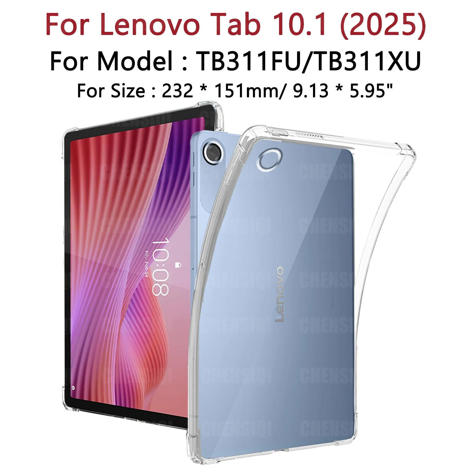 Galaxy Tab Case For Lenovo Tab Plus 11.5 Inch, Flexible Transparent TPU Lenovo Tablet - View #2