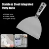 Stainless Steel Integrated Putty Knife Scraper Spatula Putty Painter Paint Tool Plaster Shovel Clean Spatula Construction Tool 1