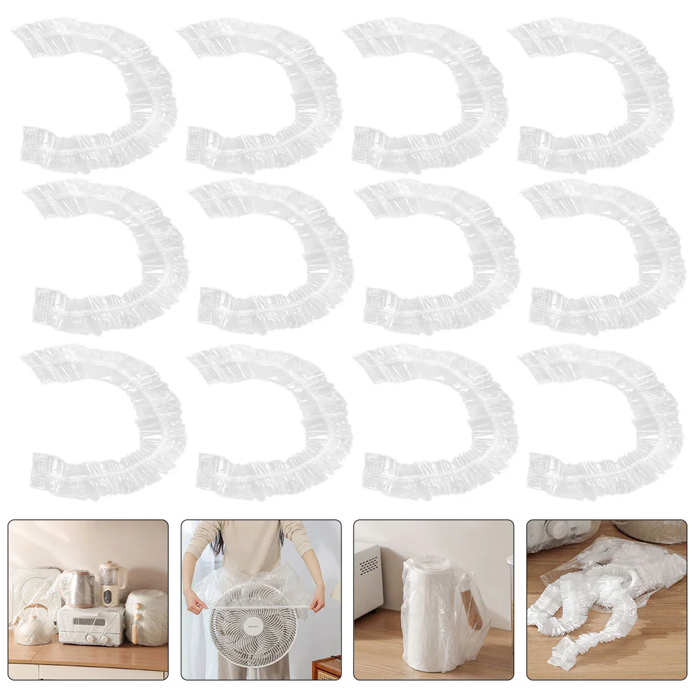 

20Pcs Clear Oven Cover Disposable Oven Cover Plastic Dust Cover One Time Cooker Cover Plastic Cover