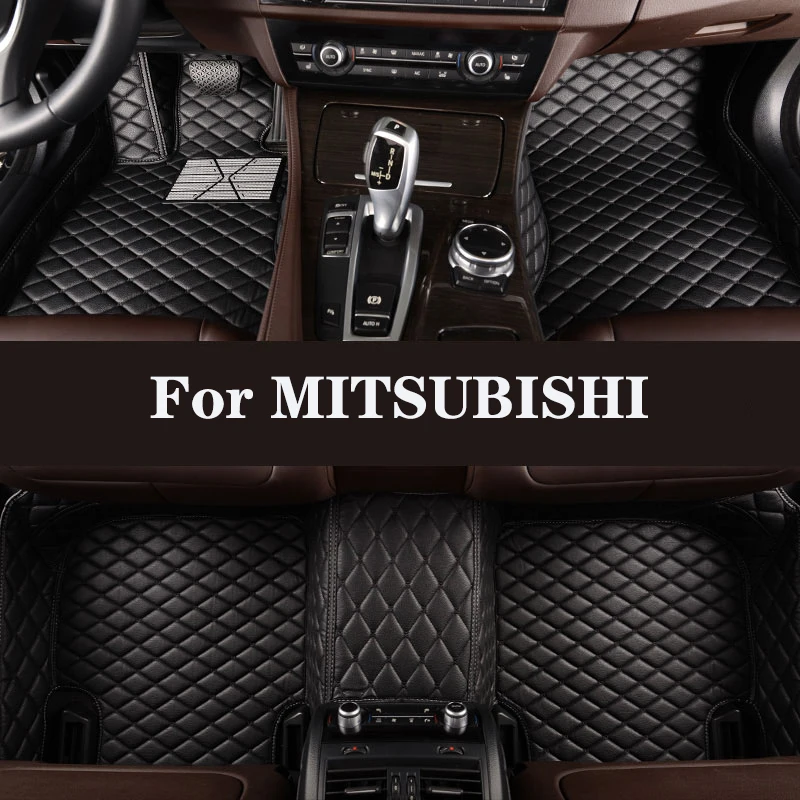 

Full Surround Custom Leather Car Floor Mat For MITSUBISHI Grandis(6seat/7seat) Savrin(7seat) Car Interior Car Accessories