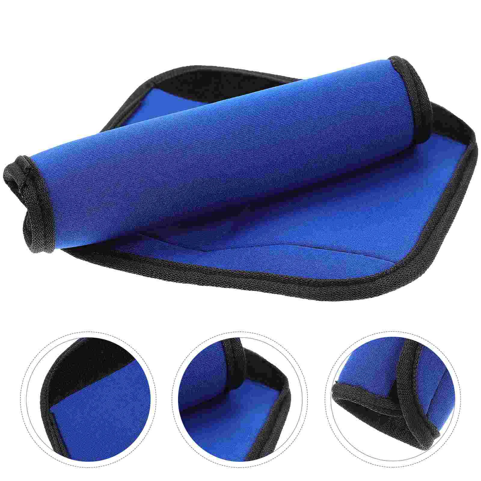 

2 Pcs Horizontal Bar Non-slip Pad Barbell Sleeve Weightlift Polyester Mat for Hip Thrust Exercise Gear Gym Accessories