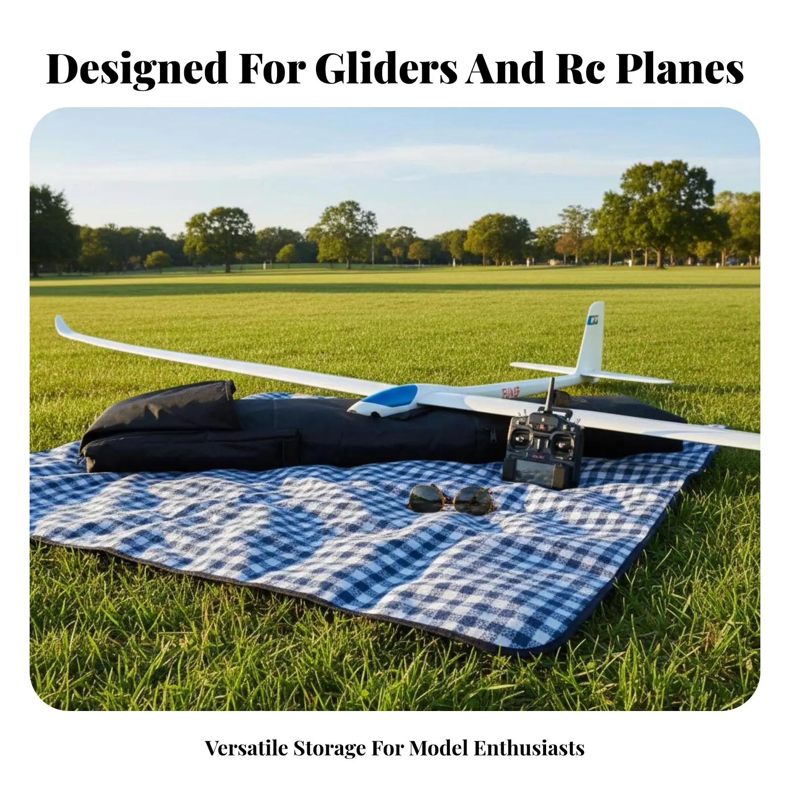 원격 조종 항공기 운반 가방 교체 가능한 스트랩 RC 항공기 휴대용 케이스 패딩 처리된 모형 항공기 백팩