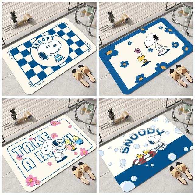 Snoopy Home zerbino decorazione simpatico cartone animato moda antiscivolo  bagno soggiorno tappeto cucina balcone tappeti camera da letto tappetino -  AliExpress