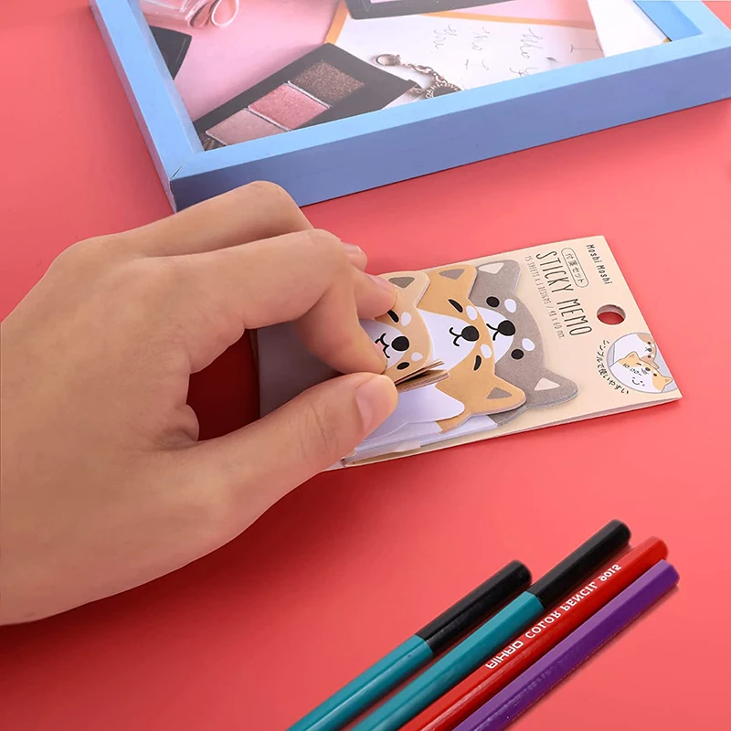 Cartoon Sticky Notes Memo Pads - Kawaii School Supplies
