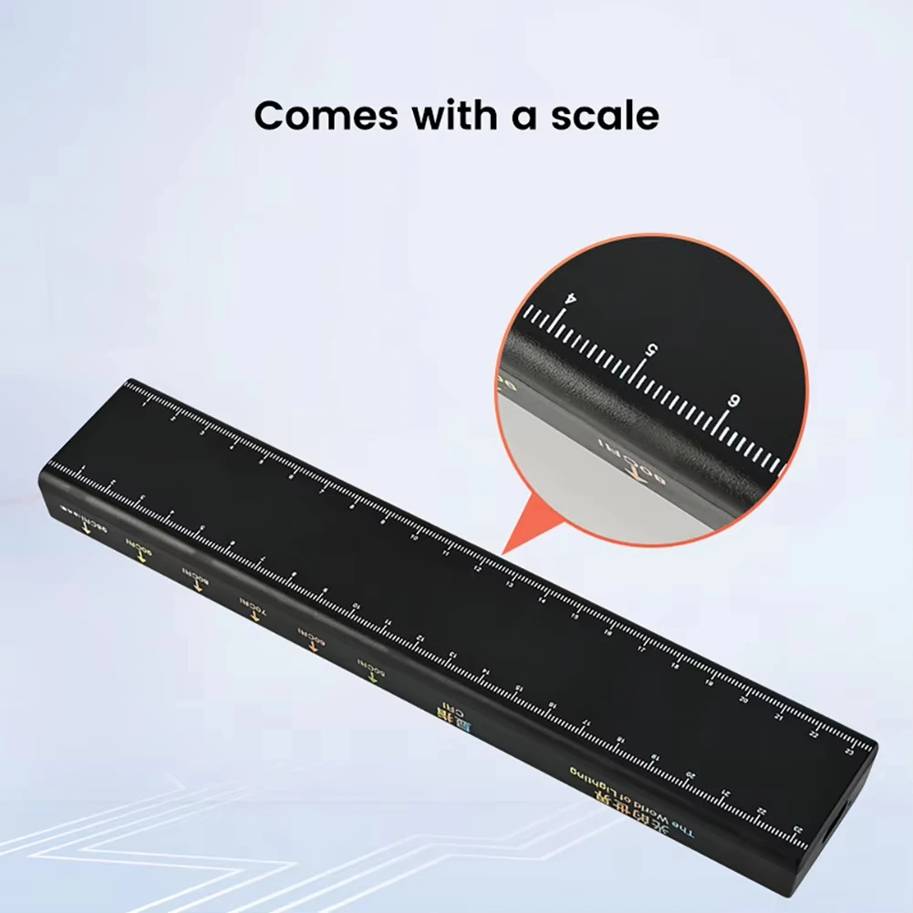 CCT CRI Meter Type-C Rechargeable Lithium Battery 2700K-6000k 70Ra-90Ra Photometer Lighting Motion Sensor Light Tester Tool