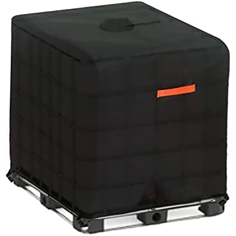 IBC Water Tank Cover 330 Gallon Tote Cover 1000L Outdoor Garden Protection Zipper Heavy Waterproof Sunscreen Material ibc tank cover tote water tank cover