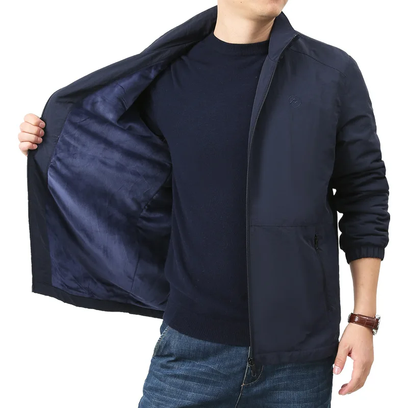 

2024 Fleece-lined Thickened Men's Clothing Coat